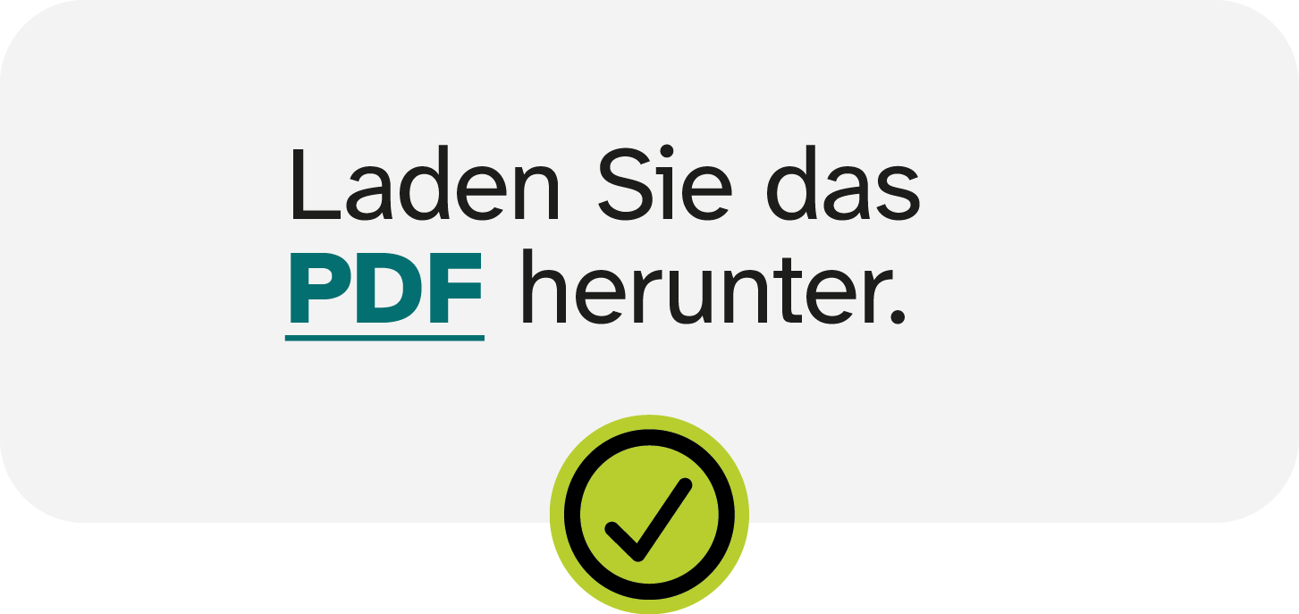 Positives Beispiel für eine korrekt verwendete Interaktionsfarbe.